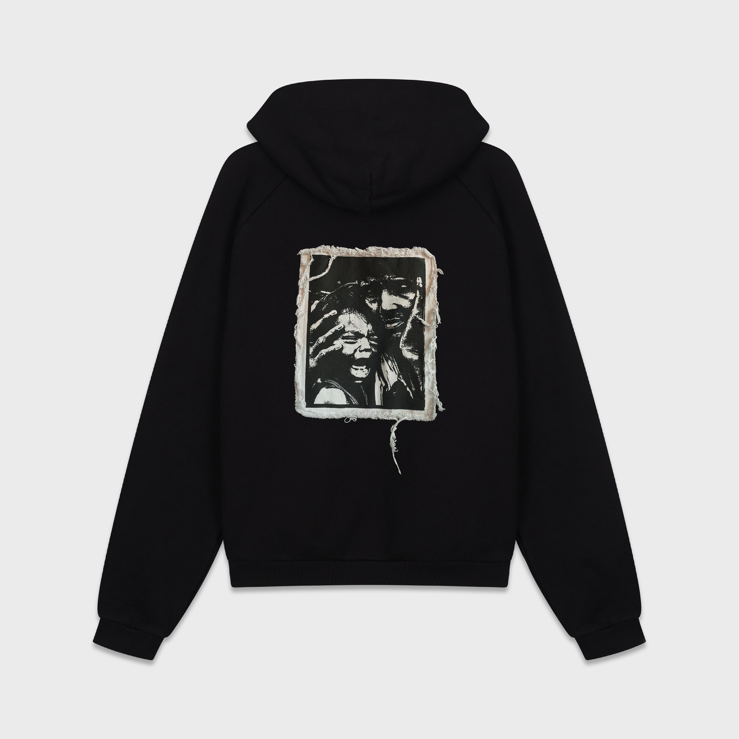 Bébé Zip Hoodie in Black