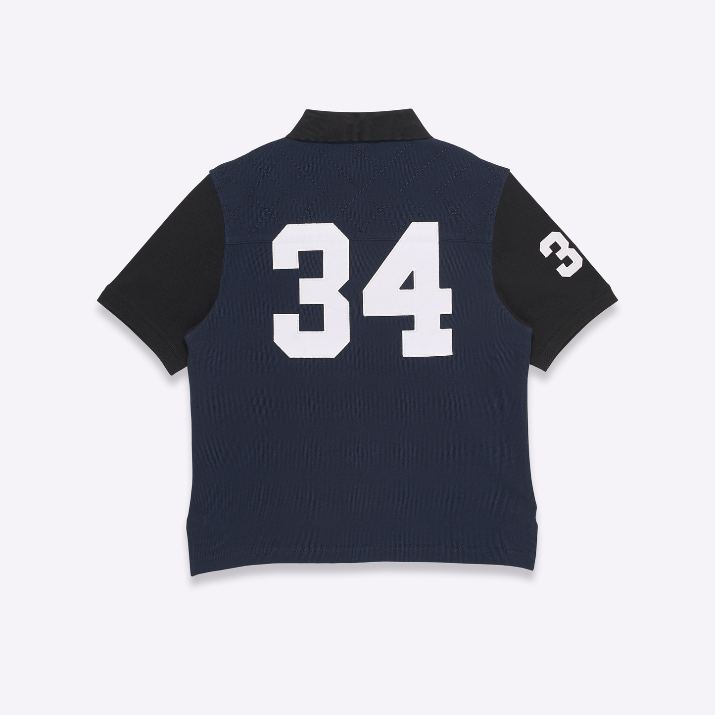Team Polo T-Shirt in black/navy