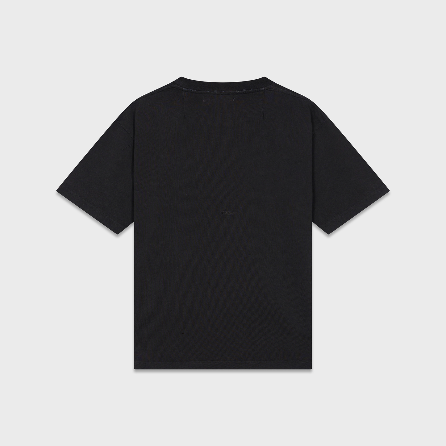 Smyrna Skateboards t-shirt in washed black
