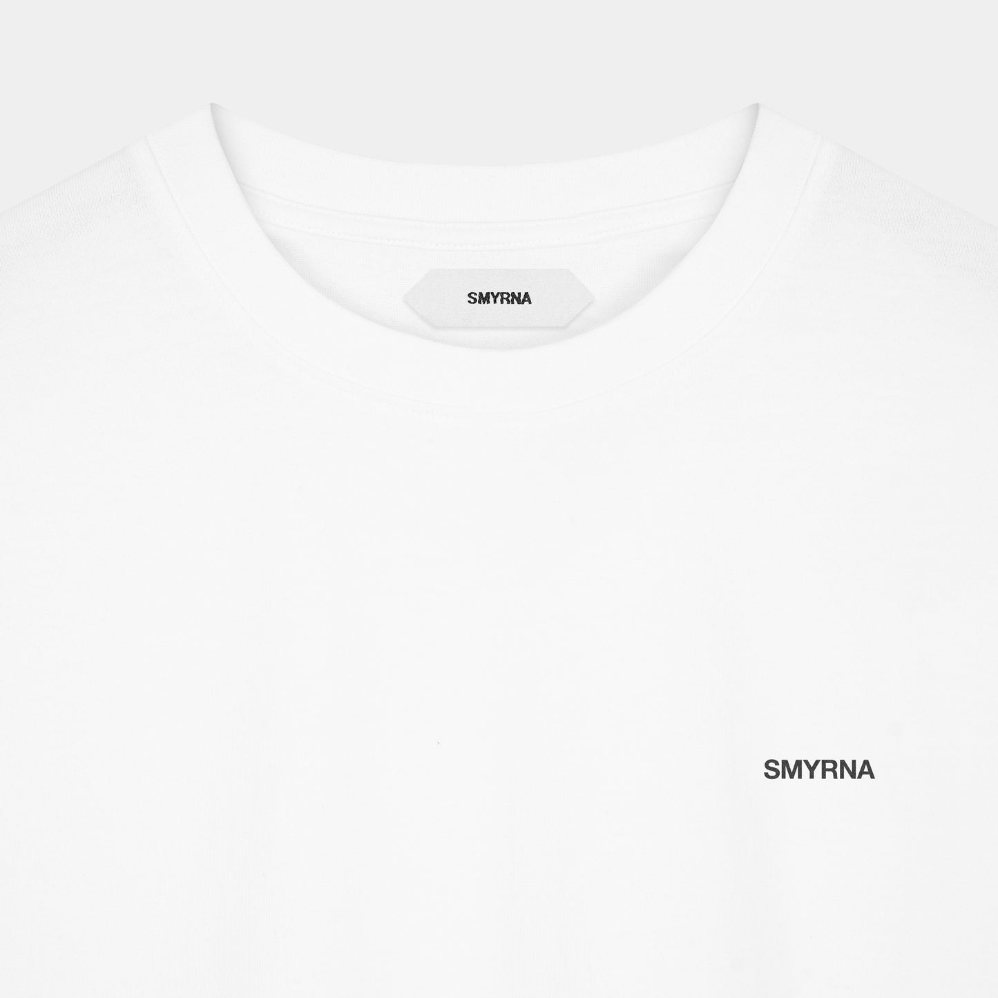 SMYRNASmyrna logo t-shirt in white W - T-shirt